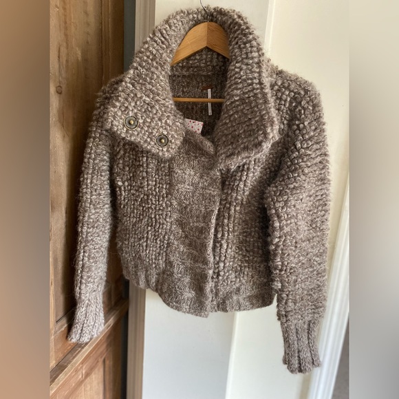 NWT Free People Chunky Cardigan Sweater xs - Picture 1 of 5